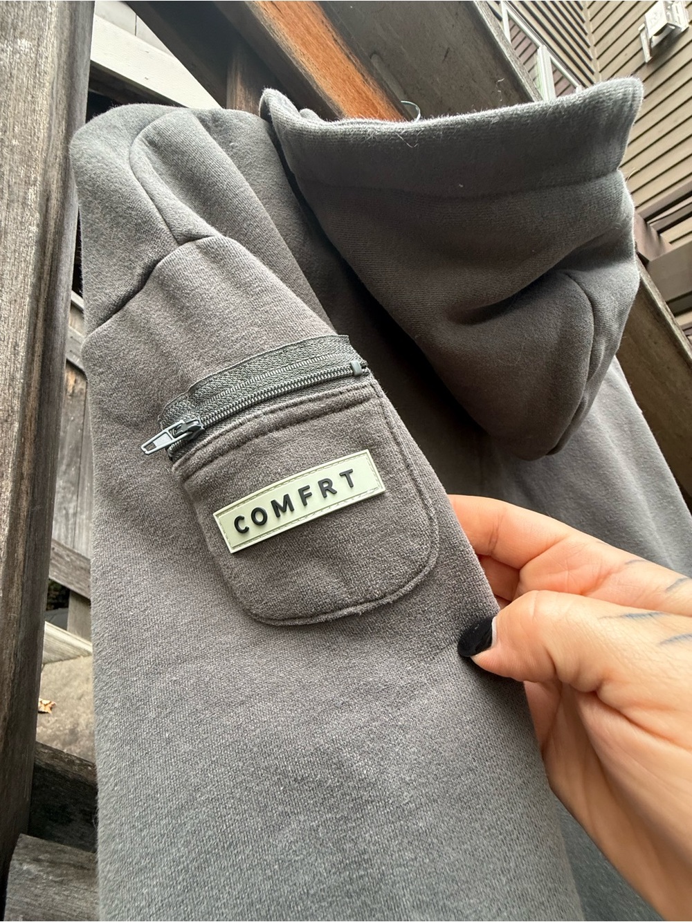 Comfrt Full Zip Airplane Hoodie - Picture 3 of 7